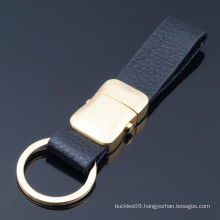 Hot Promotion Metal PU Keychain Leather Keychain (XS-4500)